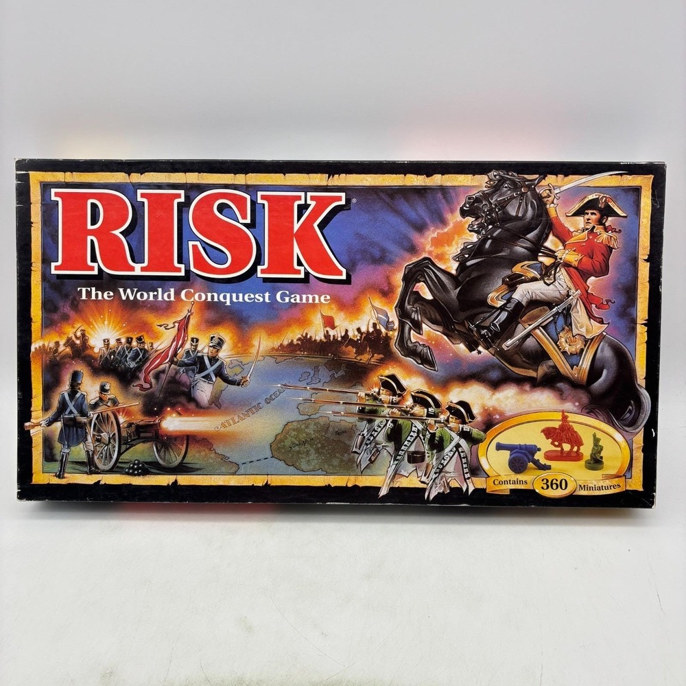 VINTAGE Risk Board Game COMPLETE 1993 Classic War Strategy Miniatures Figures